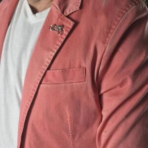 Robert Graham Rally Faded Twill Sport Coat – Pink/Coral